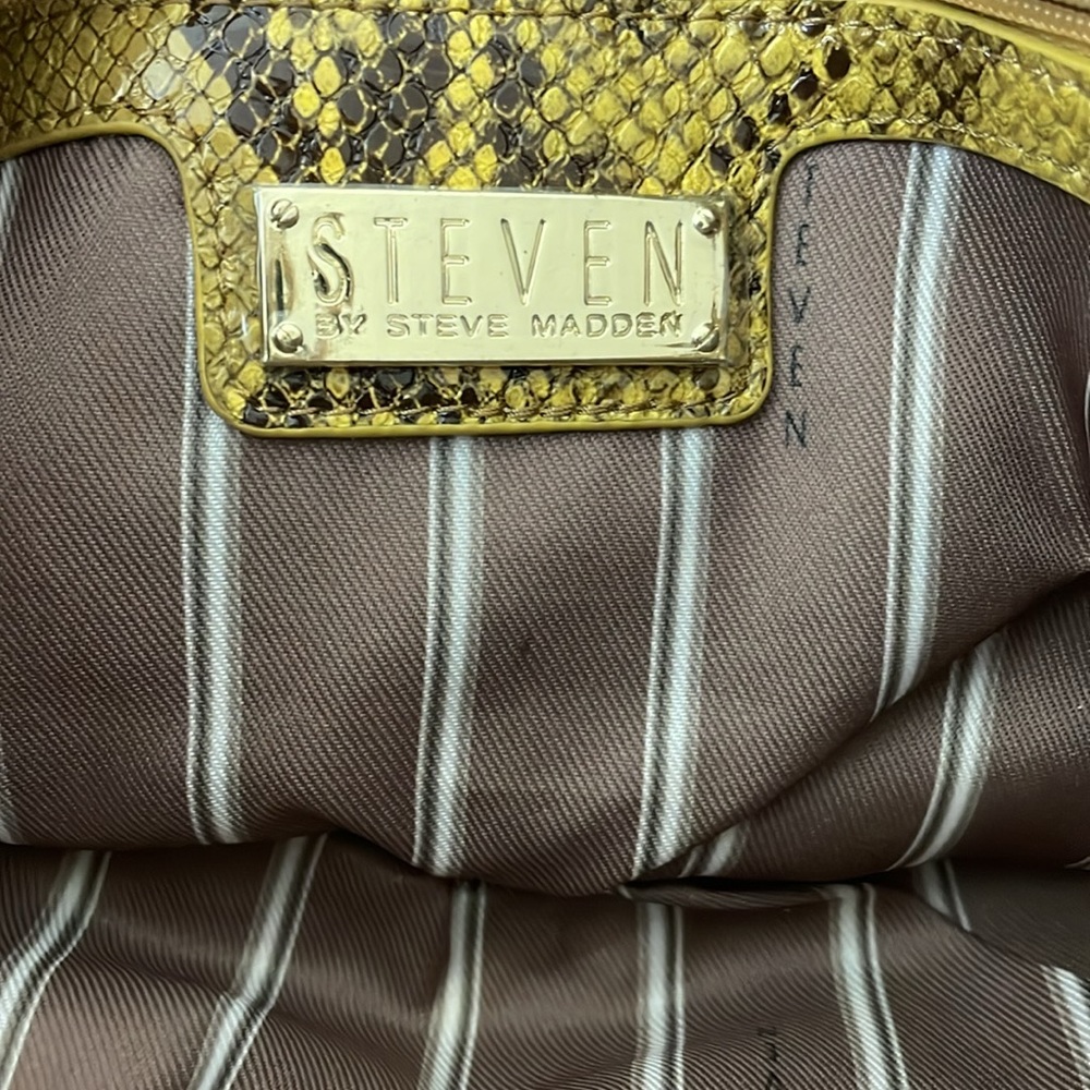 Steve Madden Python-Style Bag | Gold - image 8